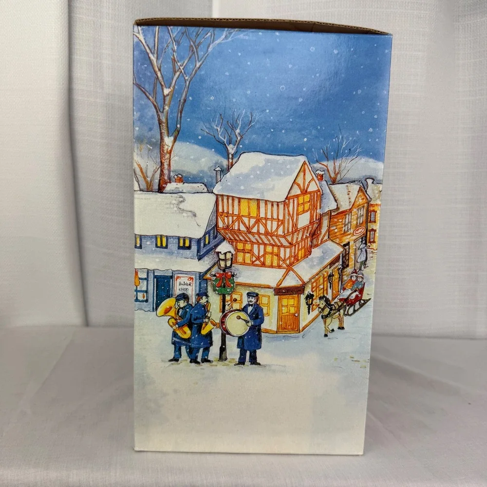 VTG Holiday Living Porcelain Lighted House Pink Victorian Christmas Village Home